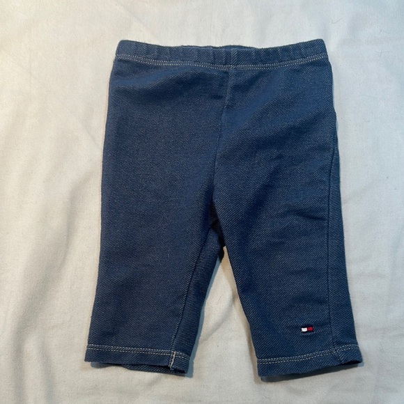 Tommy Hilfiger Blue Leggings with Elastic Waistband - Picture 1 of 4